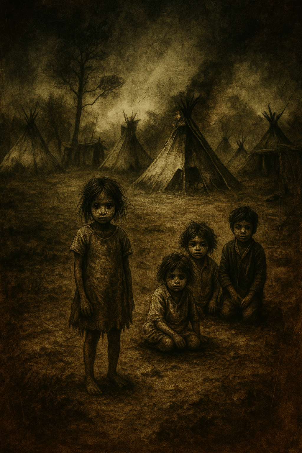 Das Wichita Indianer-Camp